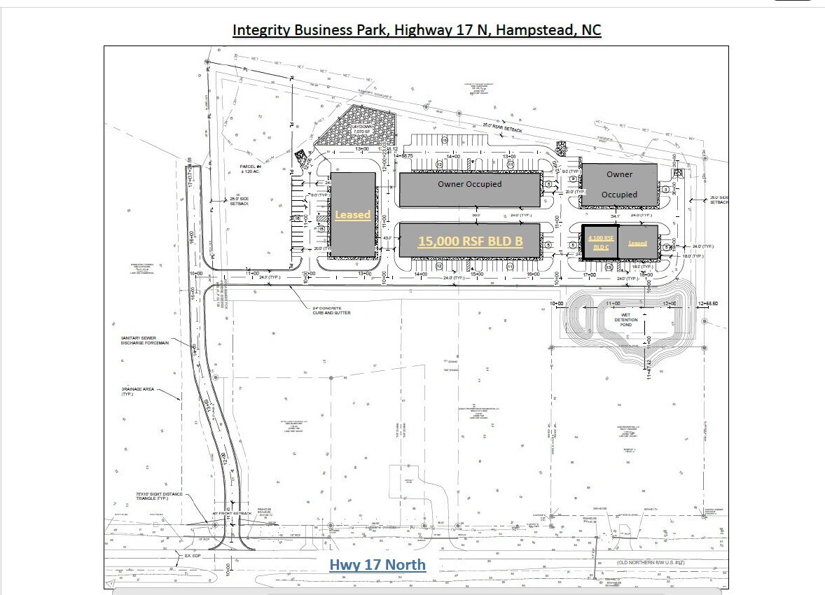 13047 US Highway 17, Hampstead, NC à louer Plan de site- Image 1 de 2