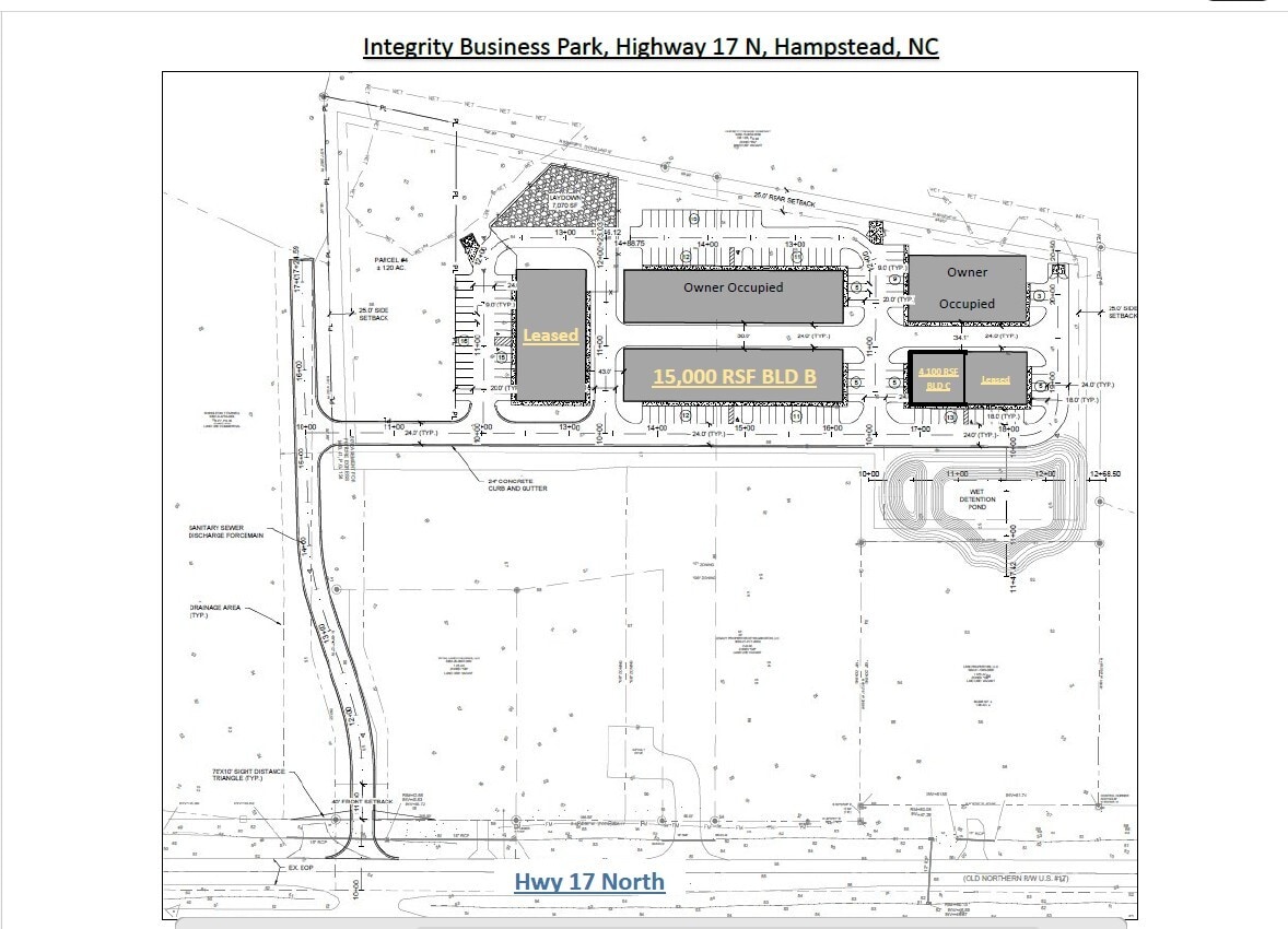 13047 US Highway 17, Hampstead, NC for lease Site Plan- Image 1 of 2