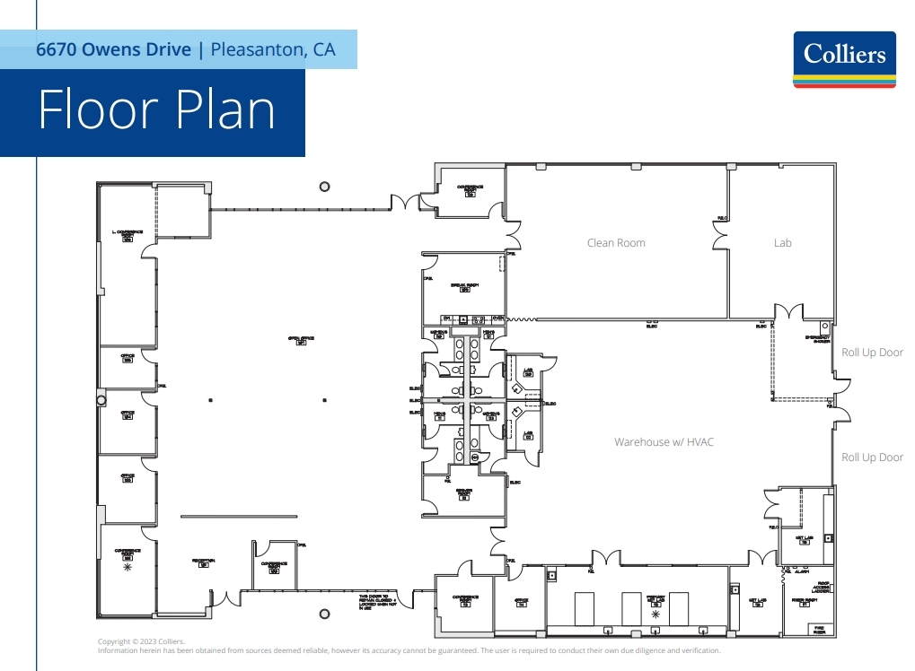 6670 Owens Dr, Pleasanton, CA à louer Plan d  tage- Image 1 de 1