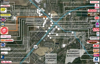 4166 Boardman Canfield Rd, Canfield, OH - Aerial map view