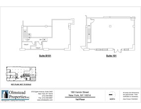 180 Varick St, New York, NY à louer Plan de site- Image 1 de 1