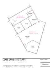 20657 Golden Springs Dr, Diamond Bar, CA for lease Site Plan- Image 1 of 1