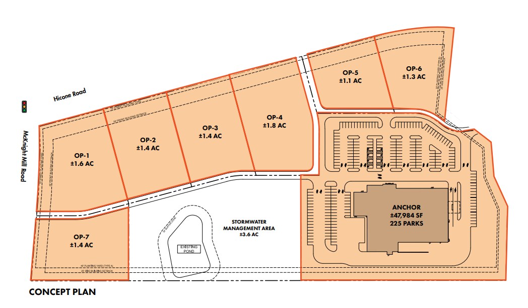 00000 Hicone Rd, Greensboro, NC for lease Site Plan- Image 1 of 2