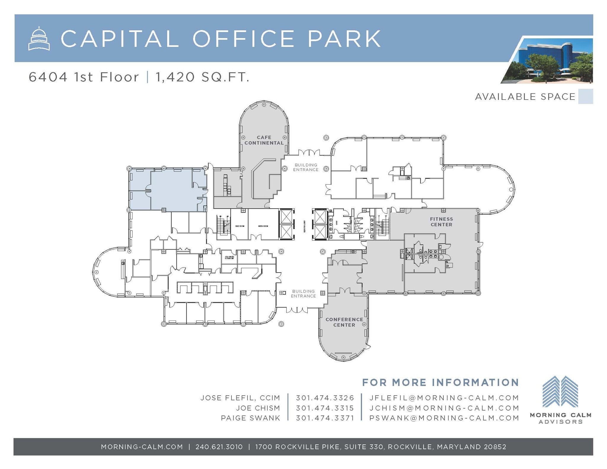 6404 Ivy Ln, Greenbelt, MD for lease Floor Plan- Image 1 of 1