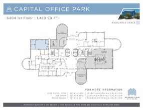 6404 Ivy Ln, Greenbelt, MD for lease Floor Plan- Image 1 of 1