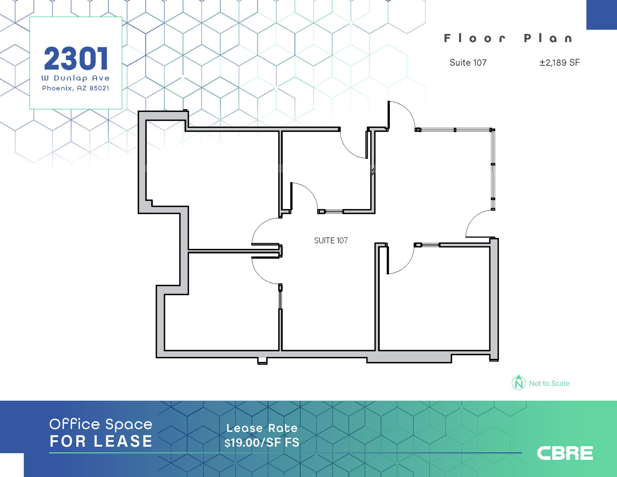 2301 W Dunlap Ave, Phoenix, AZ for lease Floor Plan- Image 1 of 1