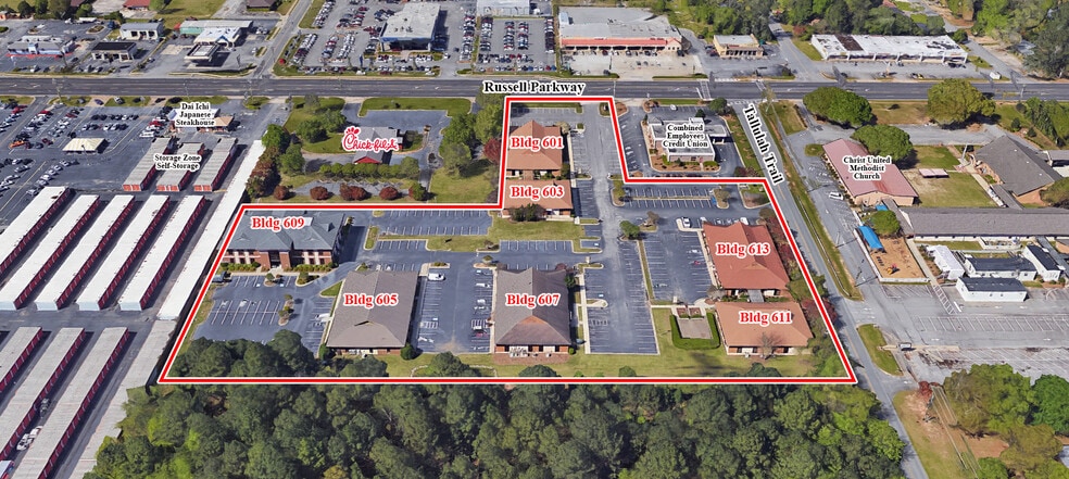 609 Russell Pky, Warner Robins, GA for lease - Building Photo - Image 3 of 4