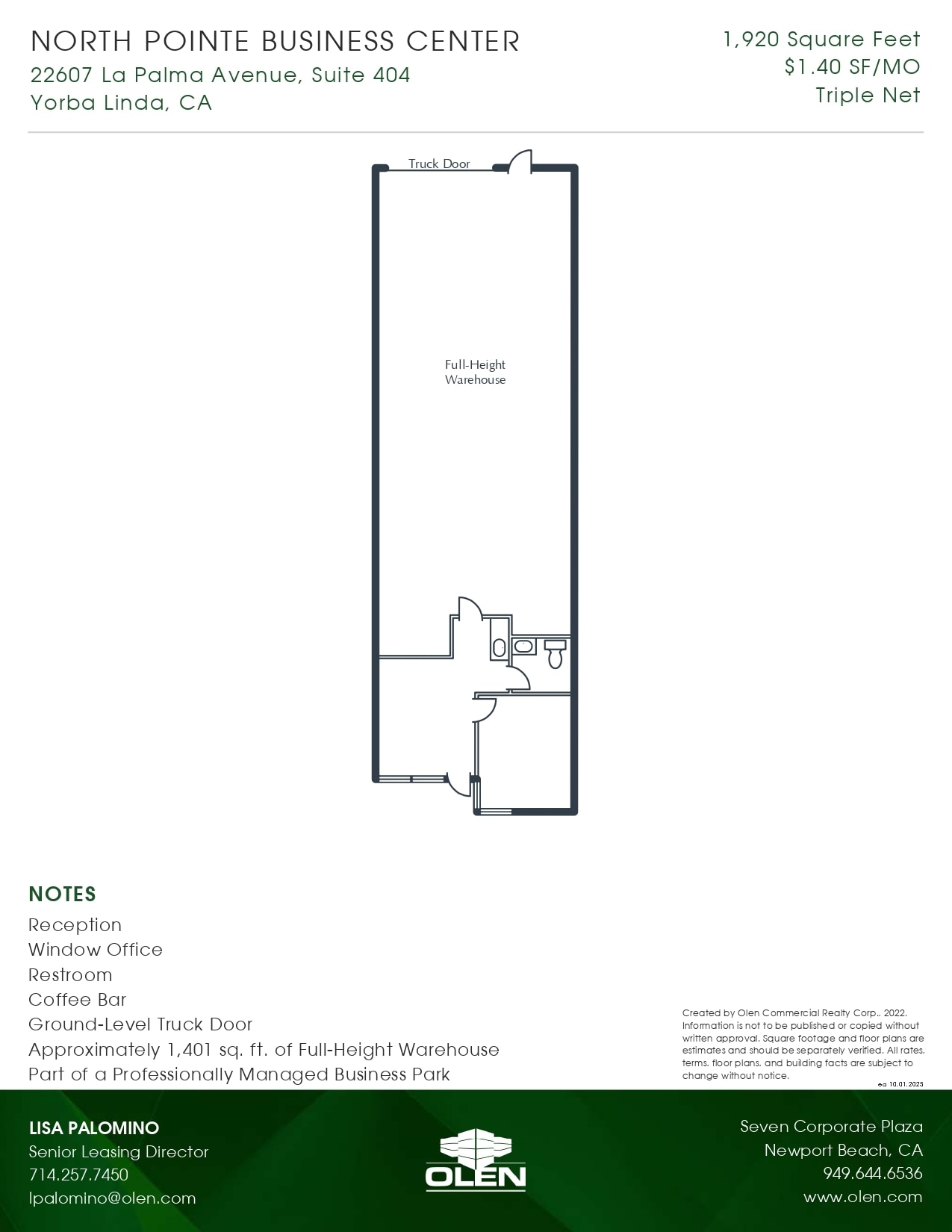22607 La Palma Ave, Yorba Linda, CA for lease Interior Photo- Image 1 of 1