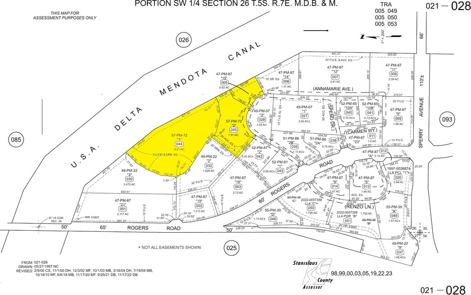 2949 Annamarie Ave, Patterson, CA for sale - Plat Map - Image 2 of 4