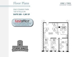 100 N Field Dr, Lake Forest, IL for lease Floor Plan- Image 2 of 6