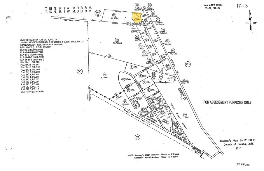 110 Sunrise Blvd, Colusa, CA for lease - Plat Map - Image 3 of 5