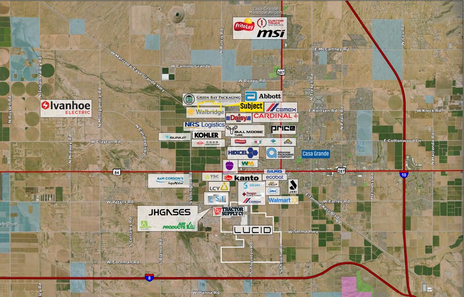 Burris & Kortsen Rds, Casa Grande, AZ à vendre - Photo du bâtiment - Image 2 de 3