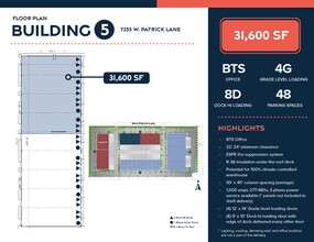Rainbow Blvd, Las Vegas, NV à louer Plan d’étage- Image 1 de 2