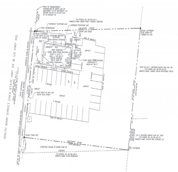 305 S Main St, Clintonville, WI for lease - Plat Map - Image 3 of 3