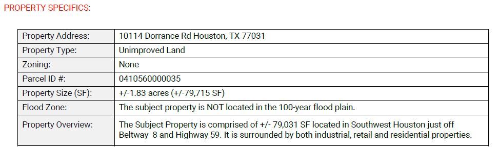 0 Dorrance Rd, Houston, TX for sale - Other - Image 2 of 2