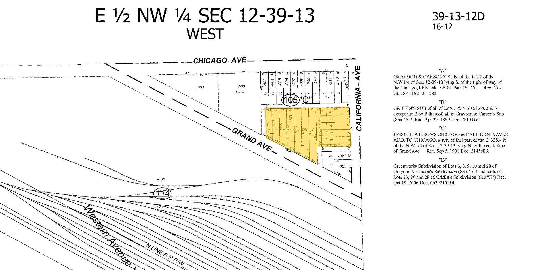 738 N California Ave, Chicago, IL à vendre Plan cadastral- Image 1 de 1