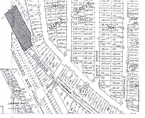 27844-27880 Woodward Ave, Royal Oak, MI à louer - Plan cadastral - Image 2 de 4