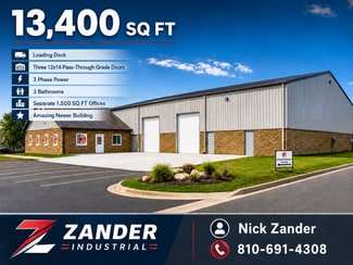 More details for 11226 Lemen Rd, Whitmore Lake, MI - Industrial for Lease