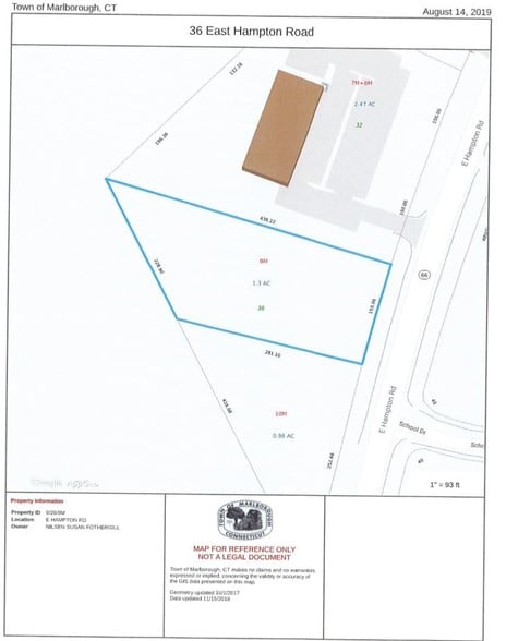 36 E Hampton Rd, Marlborough, CT for sale - Plat Map - Image 3 of 4