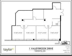 1 Valleybrook Dr, Toronto, ON for lease Floor Plan- Image 1 of 1