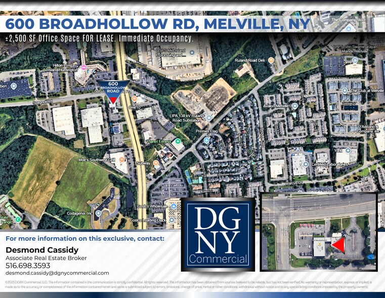 600 Broadhollow Rd, Melville, NY à louer - Photo du bâtiment - Image 3 de 32