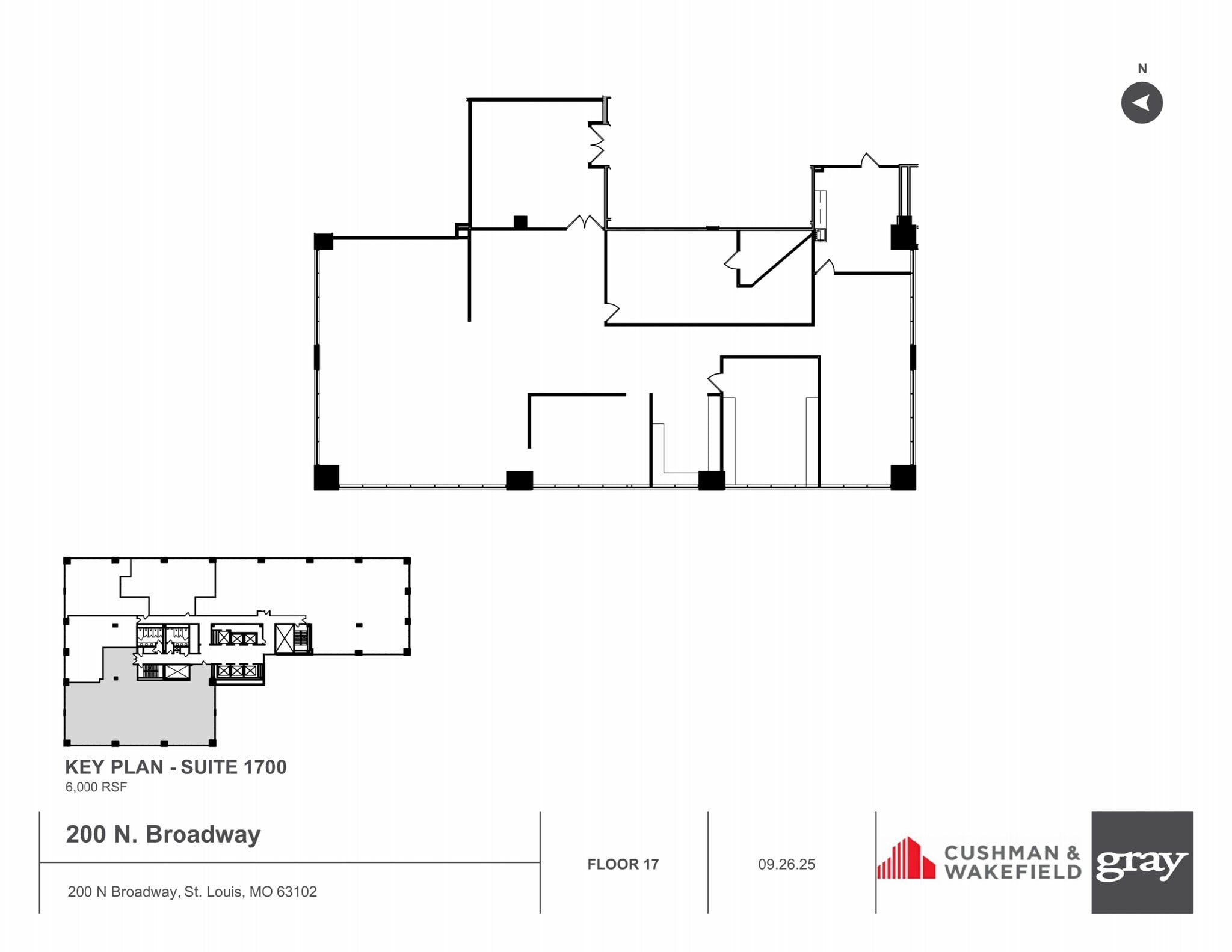 200 N Broadway, Saint Louis, MO for lease Site Plan- Image 1 of 1