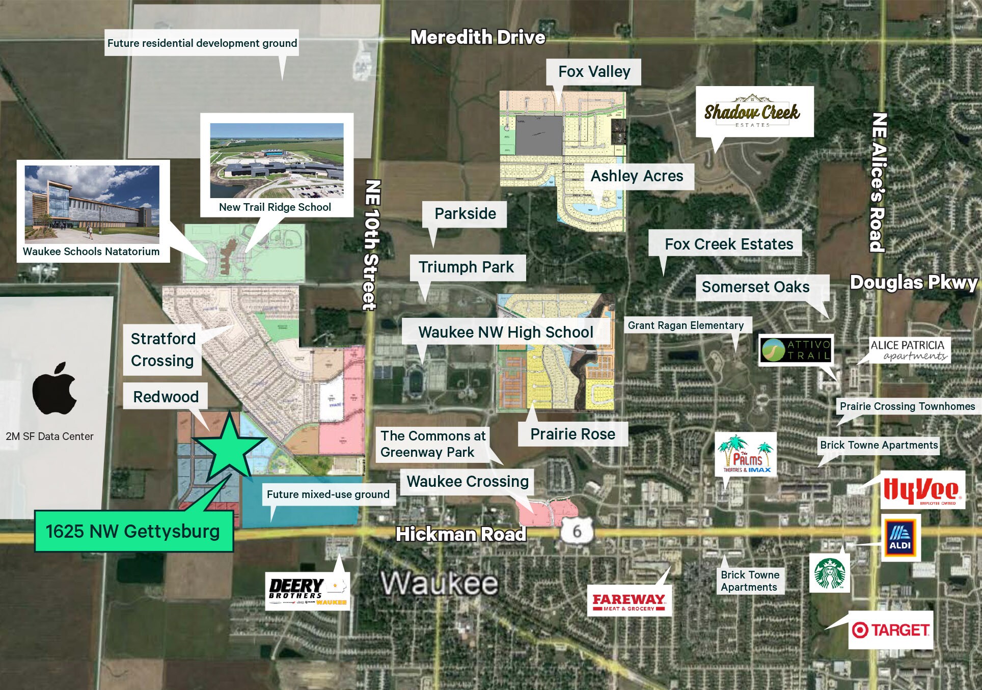 1625 NW Gettysburg Ln, Waukee, IA à vendre Photo principale- Image 1 de 3