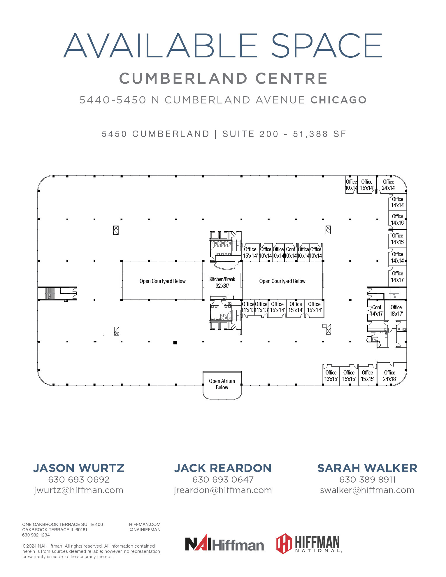 5440 N Cumberland Ave, Chicago, IL for lease Floor Plan- Image 1 of 8