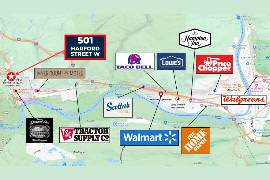 501 W Harford St, Milford, PA à louer - Photo du bâtiment - Image 2 de 19