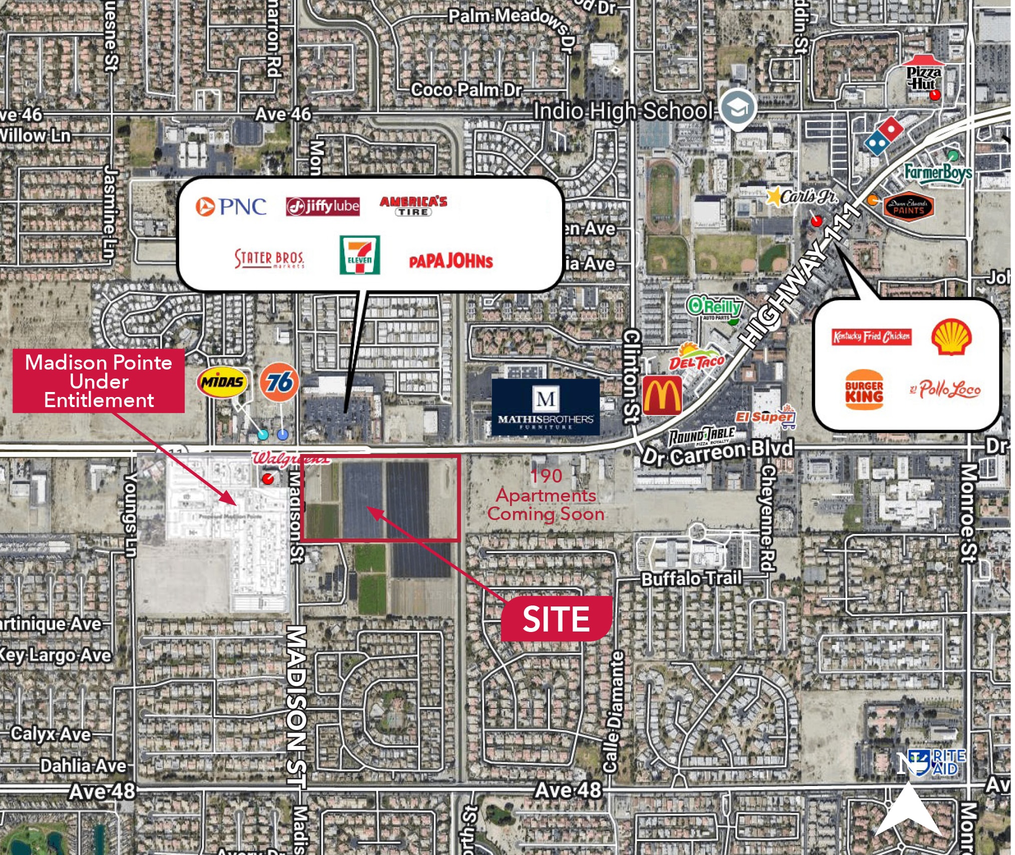 SEC Highway 111 & Madison Street, Indio, CA for lease Building Photo- Image 1 of 2