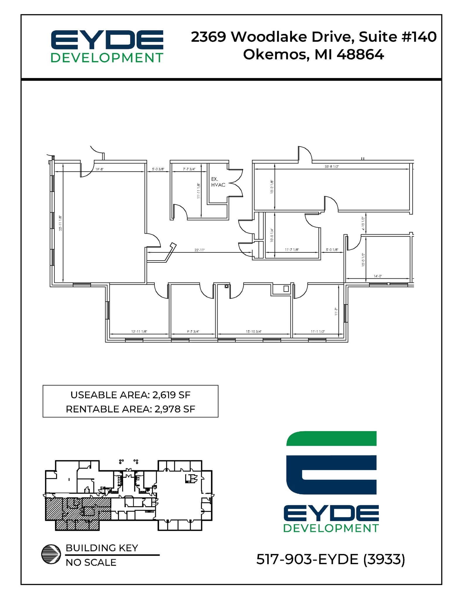 2369 Woodlake Dr, Okemos, MI à louer Plan de site- Image 1 de 1