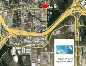 1039 E Dallas Rd, Grapevine, TX - AERIAL  map view