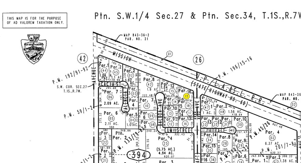 1420 S Carlos Ave, Ontario, CA à vendre - Plan cadastral - Image 2 de 5