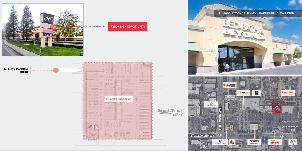 5000 Stockdale Hwy, Bakersfield, CA à vendre - Photo du bâtiment - Image 2 de 6