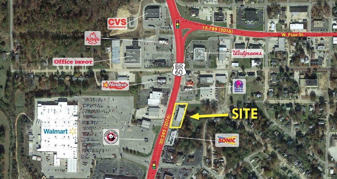 200 S Westwood Blvd, Poplar Bluff, MO à louer Aérien- Image 1 de 7