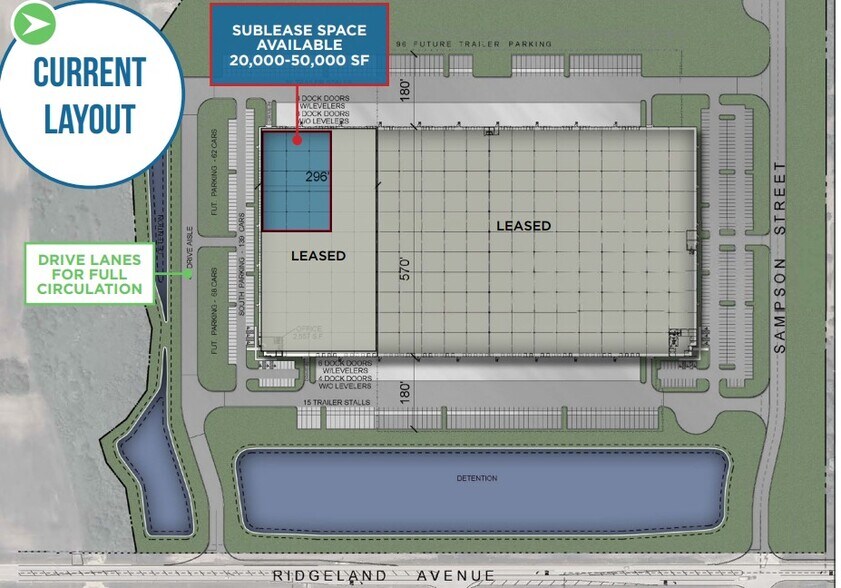 25100 S Ridgeland Ave, Monee, IL à louer - Plan d’étage - Image 1 de 1