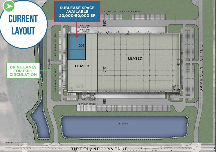 25100 S Ridgeland Ave, Monee, IL for lease Floor Plan- Image 1 of 1