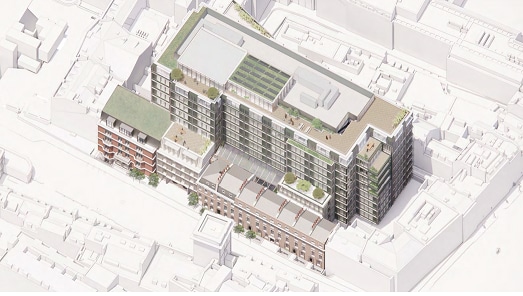 4-26 St. Thomas St, London for lease - Aerial - Image 2 of 3
