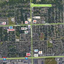 16112-16184 Middlebelt Rd, Livonia, MI - AERIAL map view