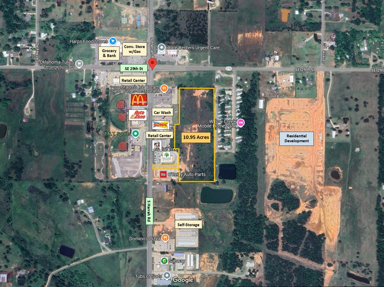 29th St & S Harrah Rd, Harrah, OK à vendre - Photo du bâtiment - Image 2 de 3
