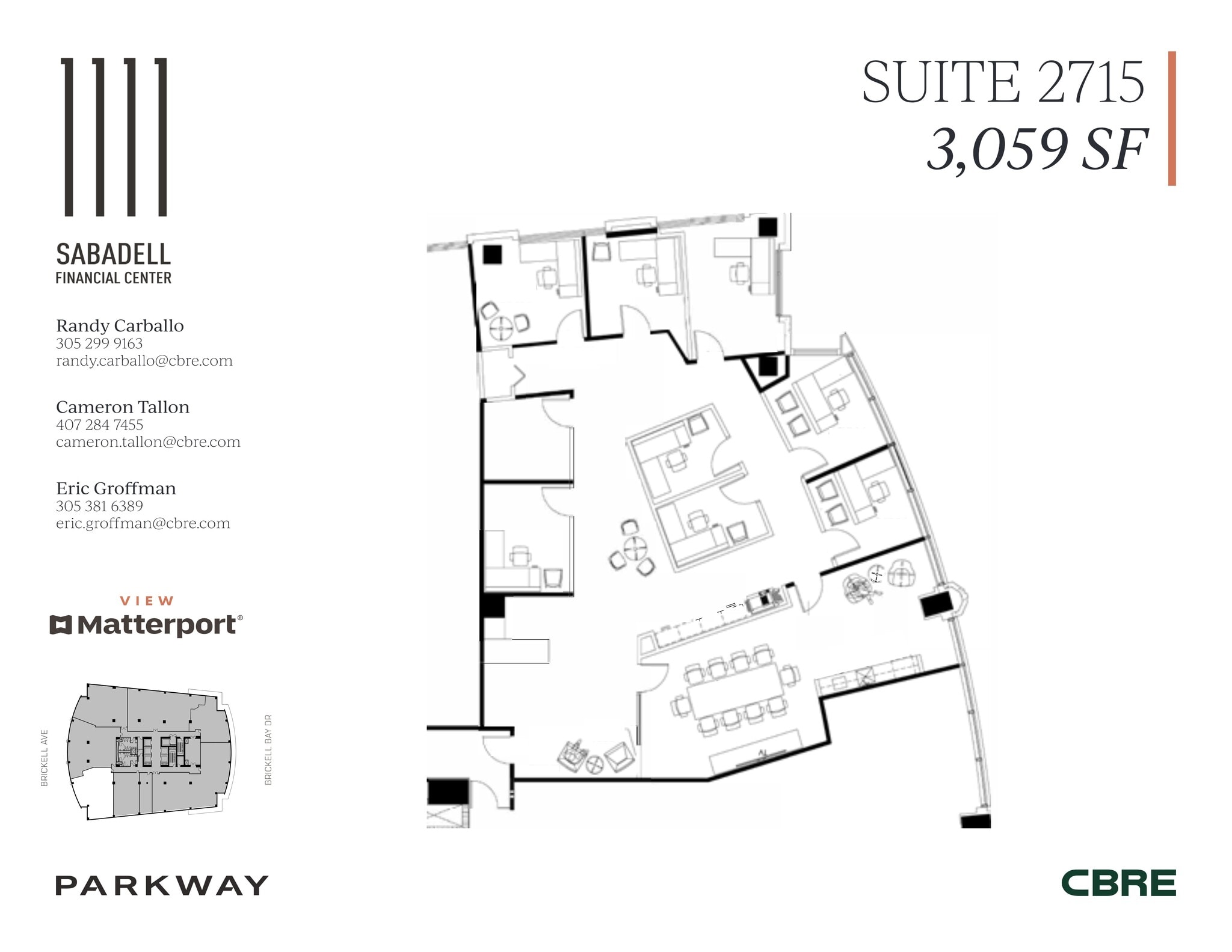 1111 Brickell Ave, Miami, FL for lease Site Plan- Image 1 of 4