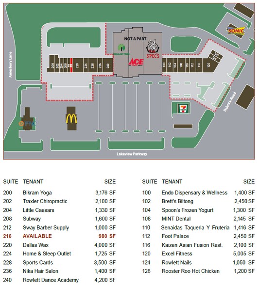 8405 Lakeview Pky, Rowlett, TX for lease - Building Photo - Image 2 of 3