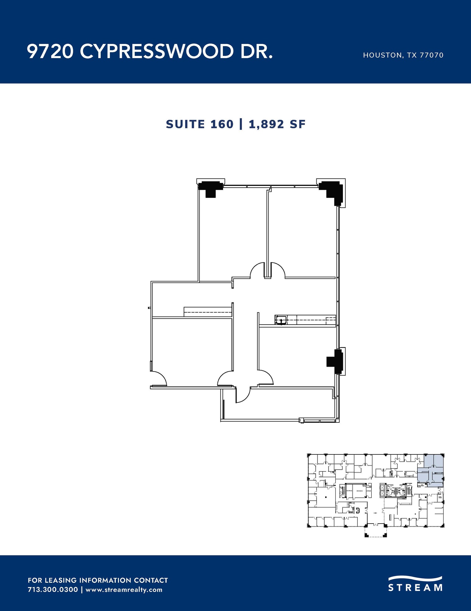 9720 Cypresswood Dr, Houston, TX for lease Floor Plan- Image 1 of 1