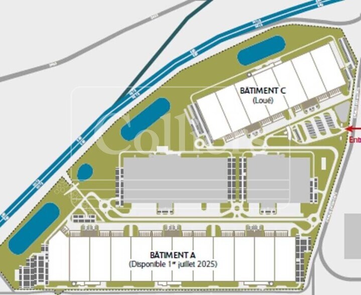Mas Laurent, Saint-Martin-de-Crau à louer - Plan de site - Image 2 de 3
