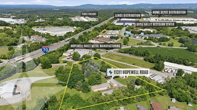 11311 Hopewell Rd, Hagerstown, MD - Aérien Vue de la carte - Image1