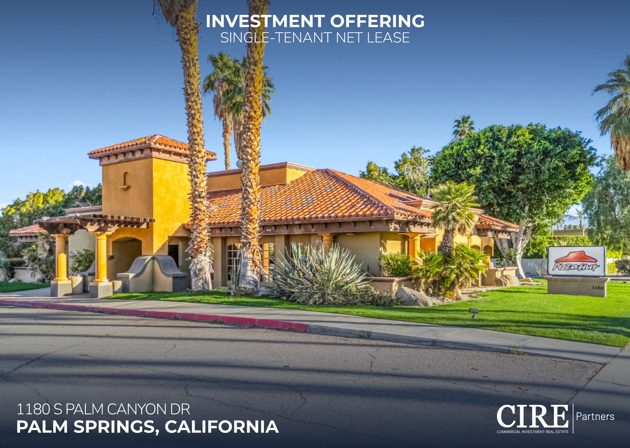 1180 S Palm Canyon Dr, Palm Springs, CA à vendre Photo du bâtiment- Image 1 de 1