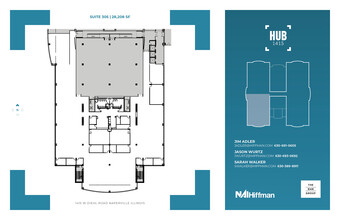 1415 W Diehl Rd, Naperville, IL à louer Plan d’étage- Image 1 de 1