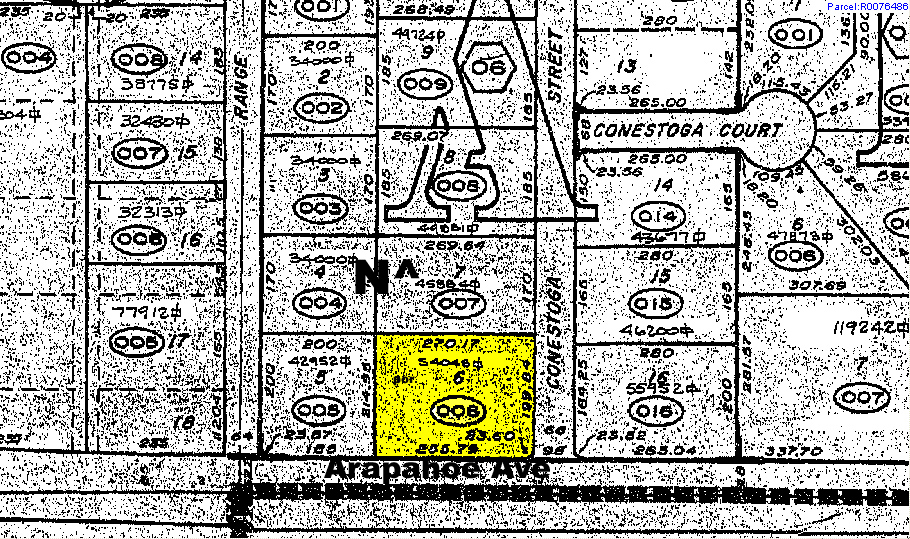 5345 Arapahoe Ave, Boulder, CO for lease - Plat Map - Image 2 of 6