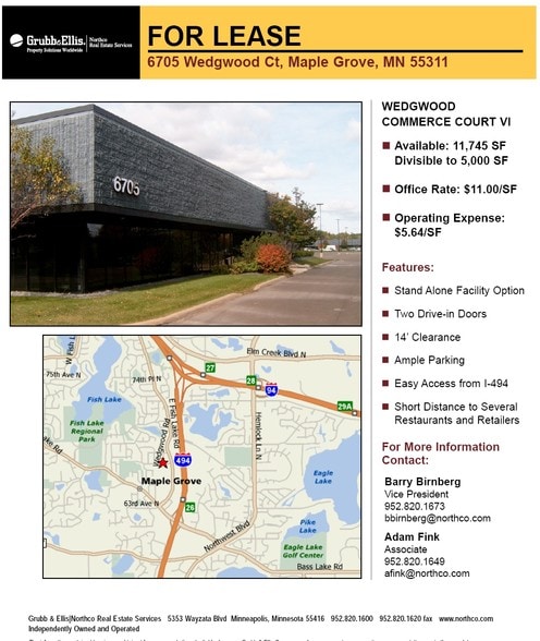 6705 Wedgewood Ct N, Maple Grove, MN for lease - Other - Image 2 of 4