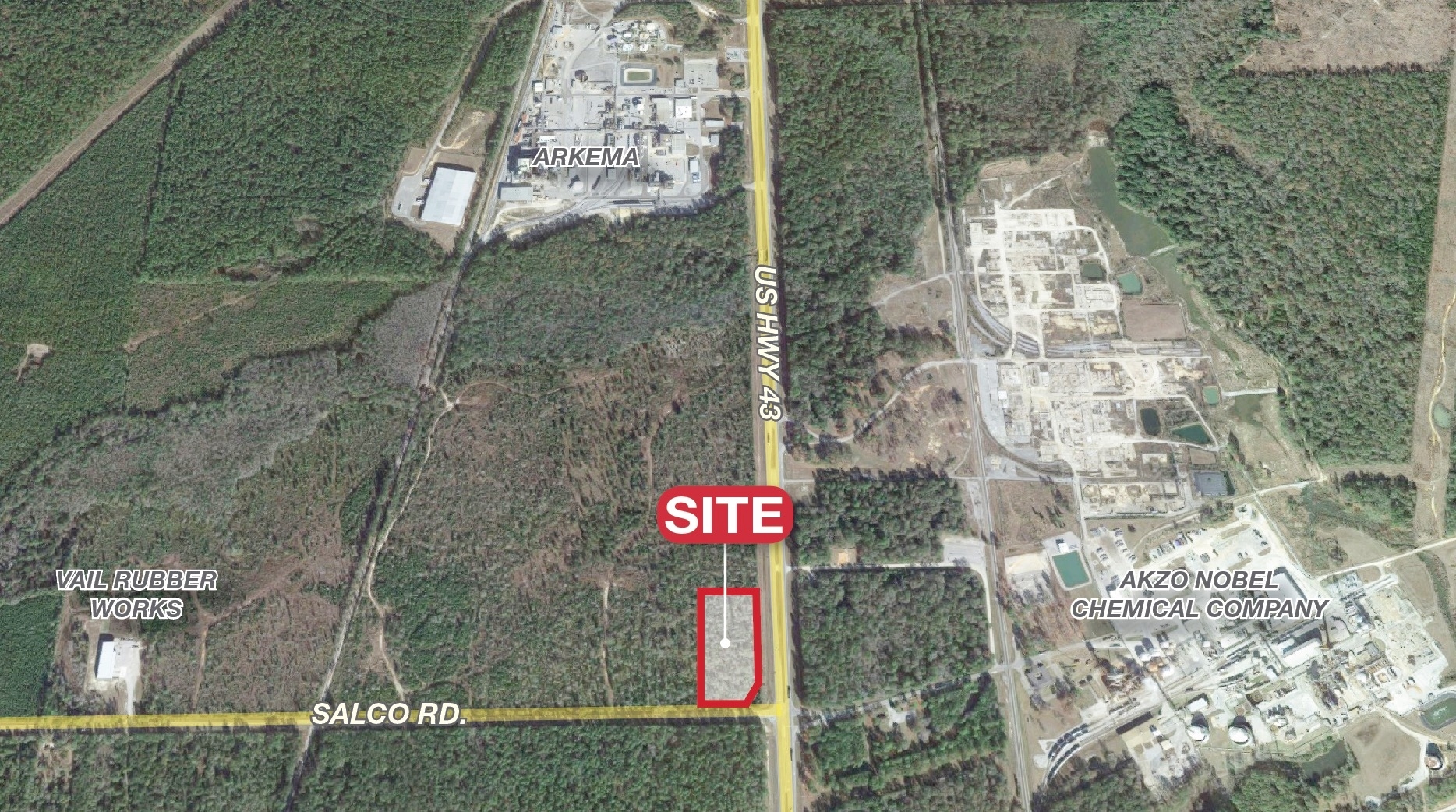 NW US Hwy 43 & Salco Rd, Creola, AL for sale Building Photo- Image 1 of 1